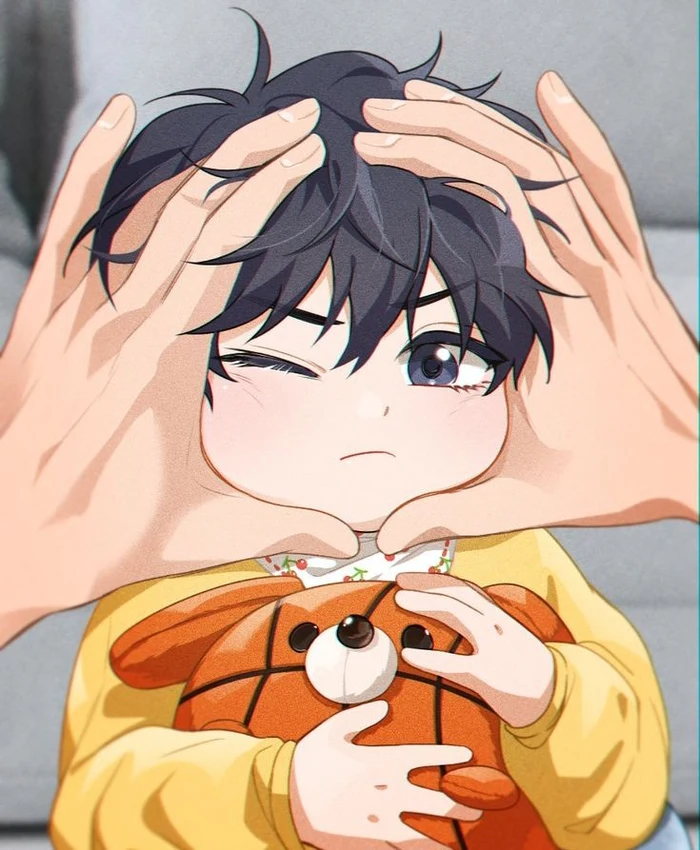 Boy cartoon dp in white outfit
