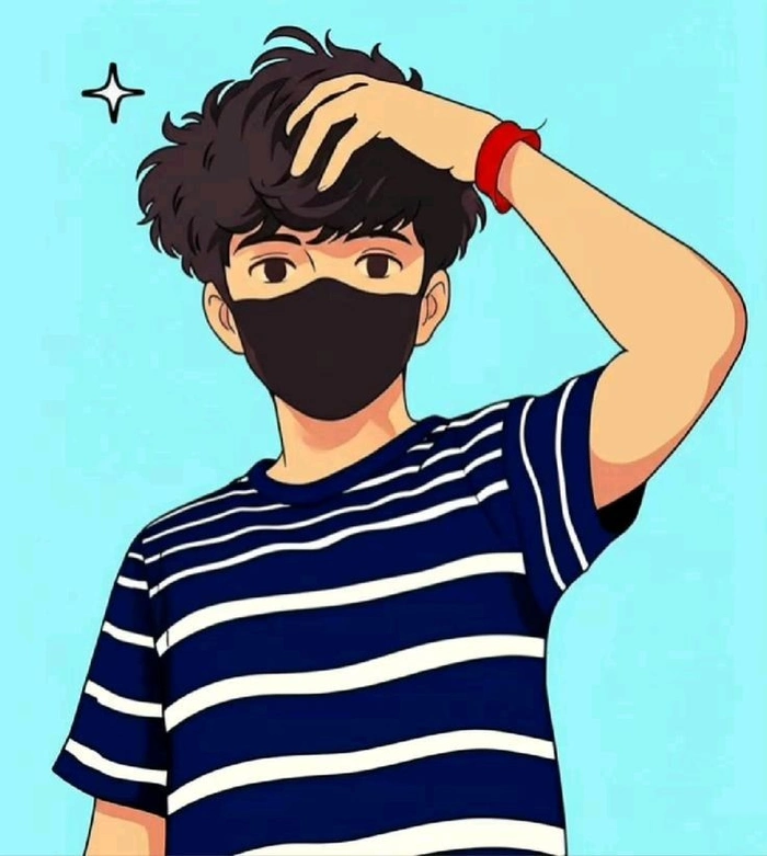 aesthetic cartoon dp in hd