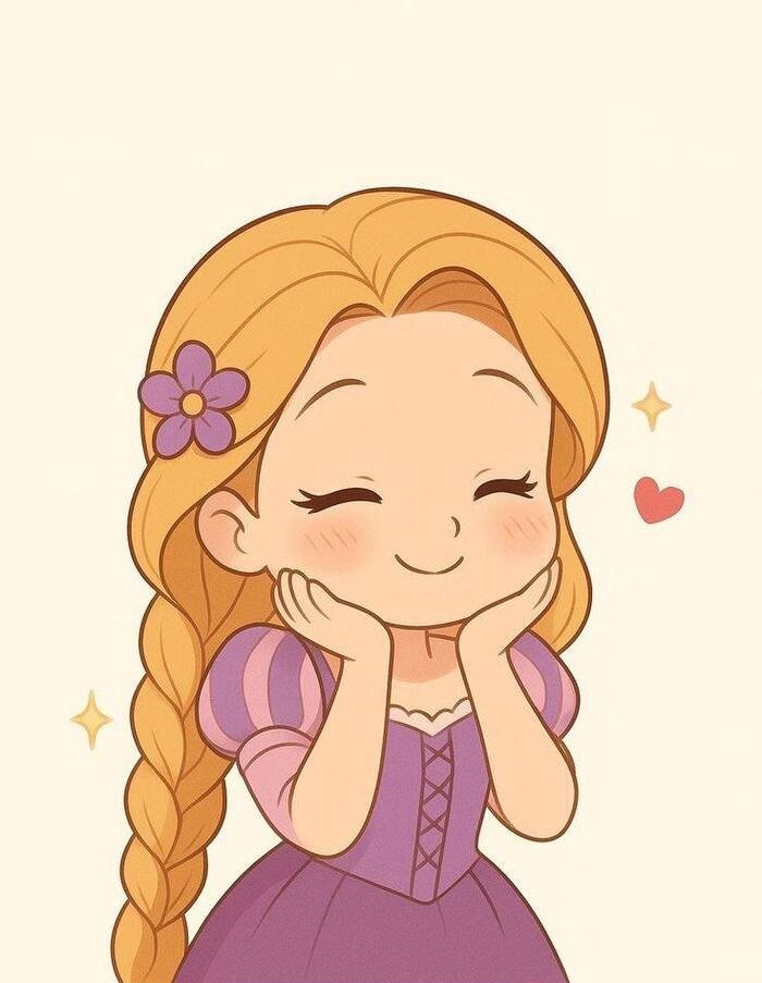 aesthetic dp cartoon cute full hd