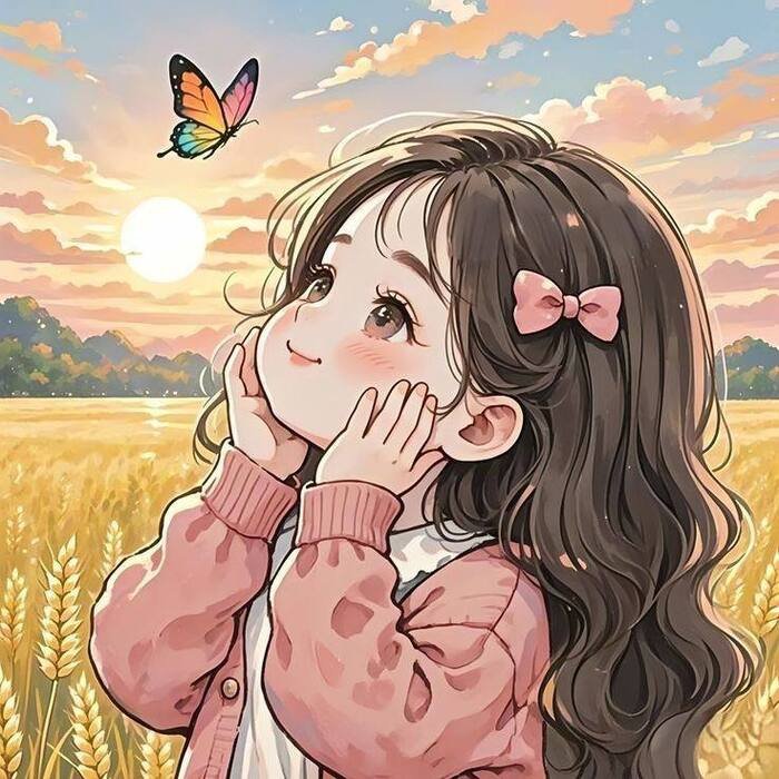 aesthetic dp cartoon pinterest hd