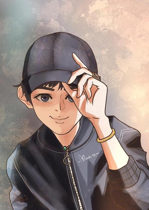 aesthetic dp cartoon profile