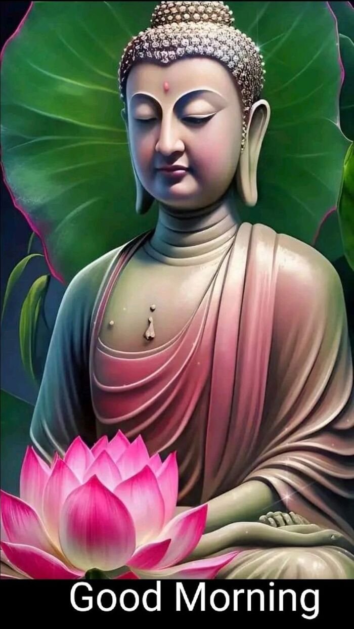 aethetic full hd buddha good morning images