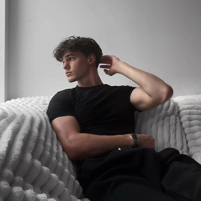 aethetics single boy attitude dp ins hd