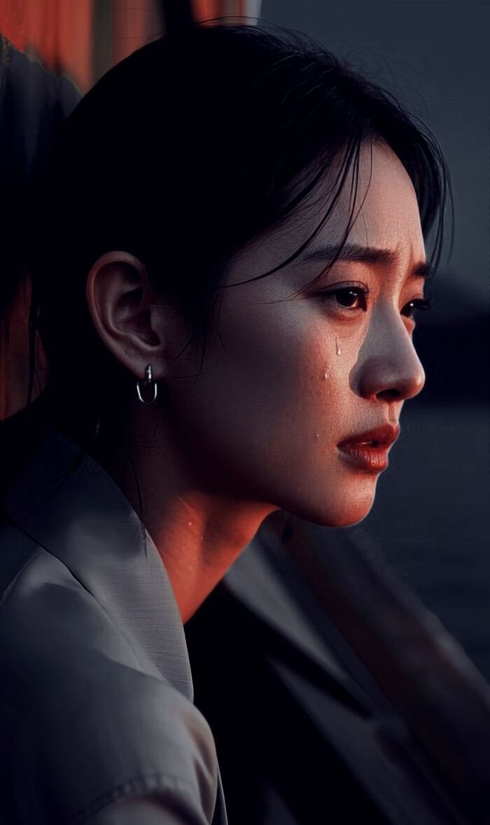 alone sad cry girl dp aethetic hd