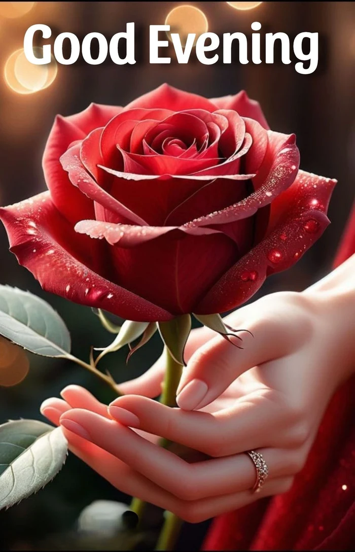 artistic 3d drawings of good evening rose images hd