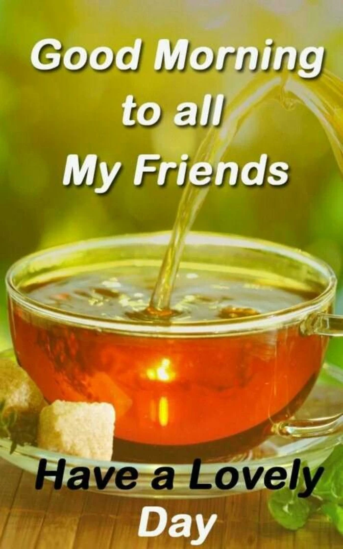 artistic 3d drawings of tea good morning images hd