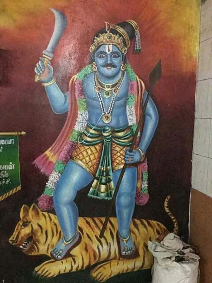 artistic sketches of god karuppasamy hd wallpaper free