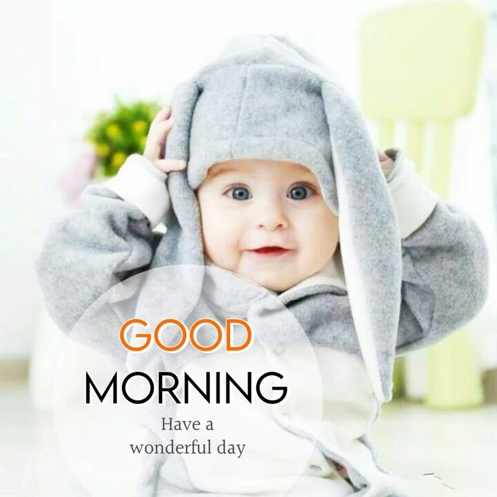 beautiful good morning baby images blurry effect