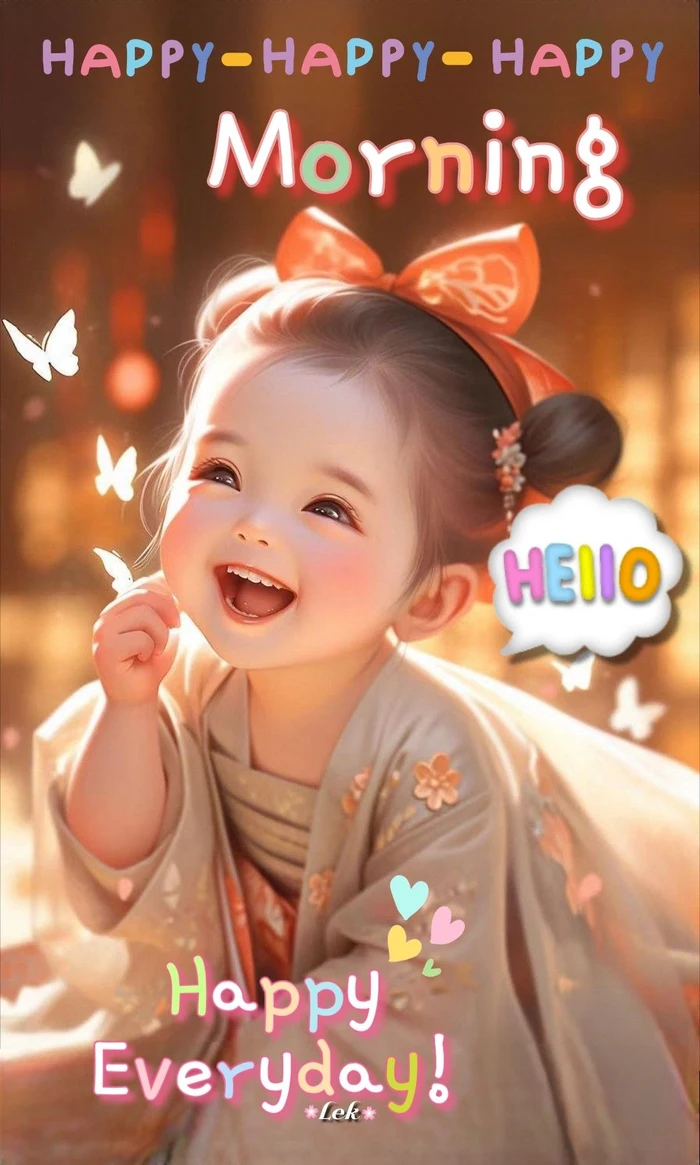 beautiful good morning baby images close up face