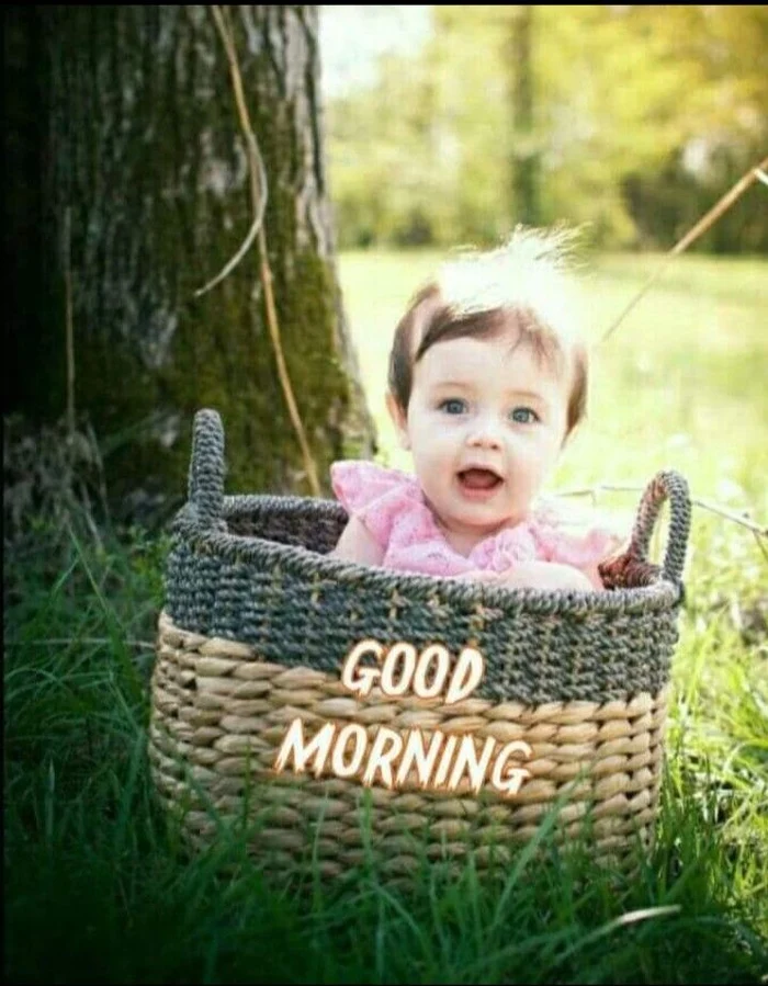 beautiful good morning baby s dp standing pose
