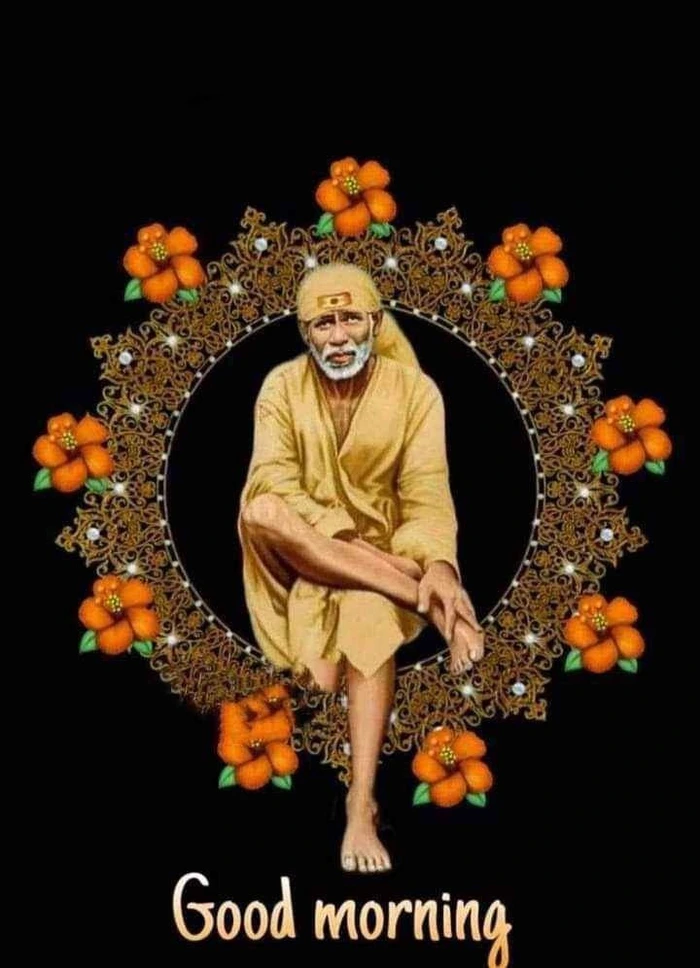 beautiful sai baba good morning images hd wallpaper gallery