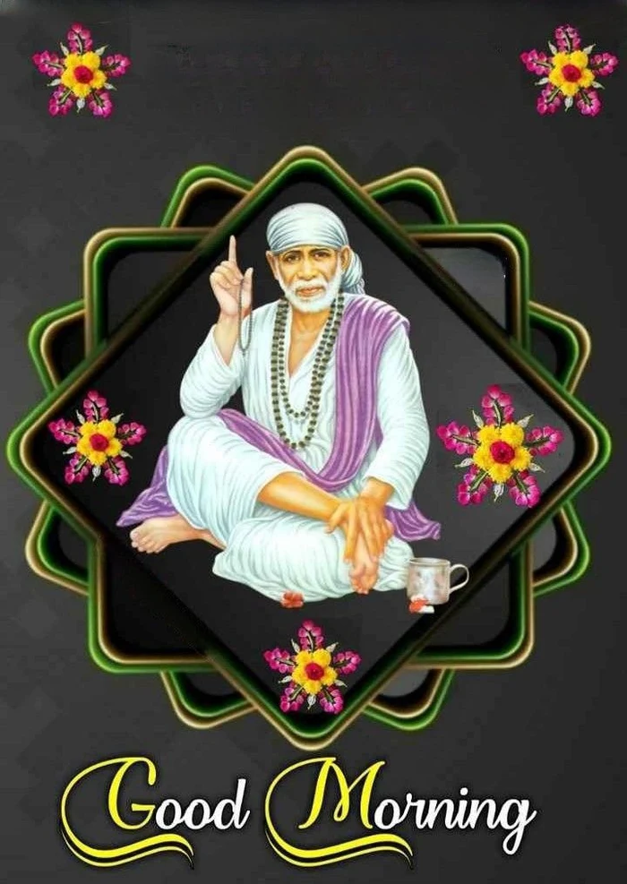 beautiful sai baba photo collection good morning wallpapers
