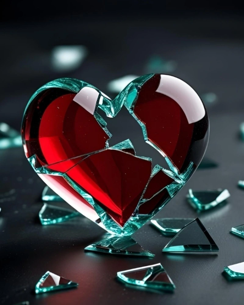 broken heart deep expression dp