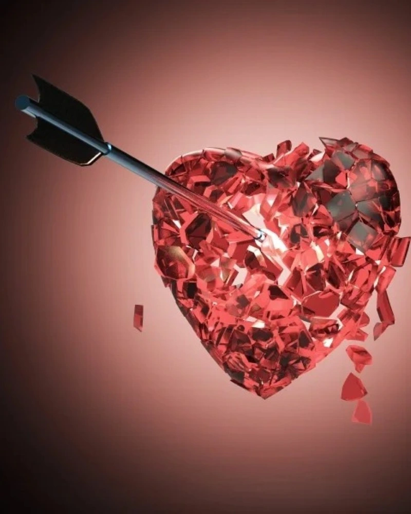 broken heart dp for fb profile
