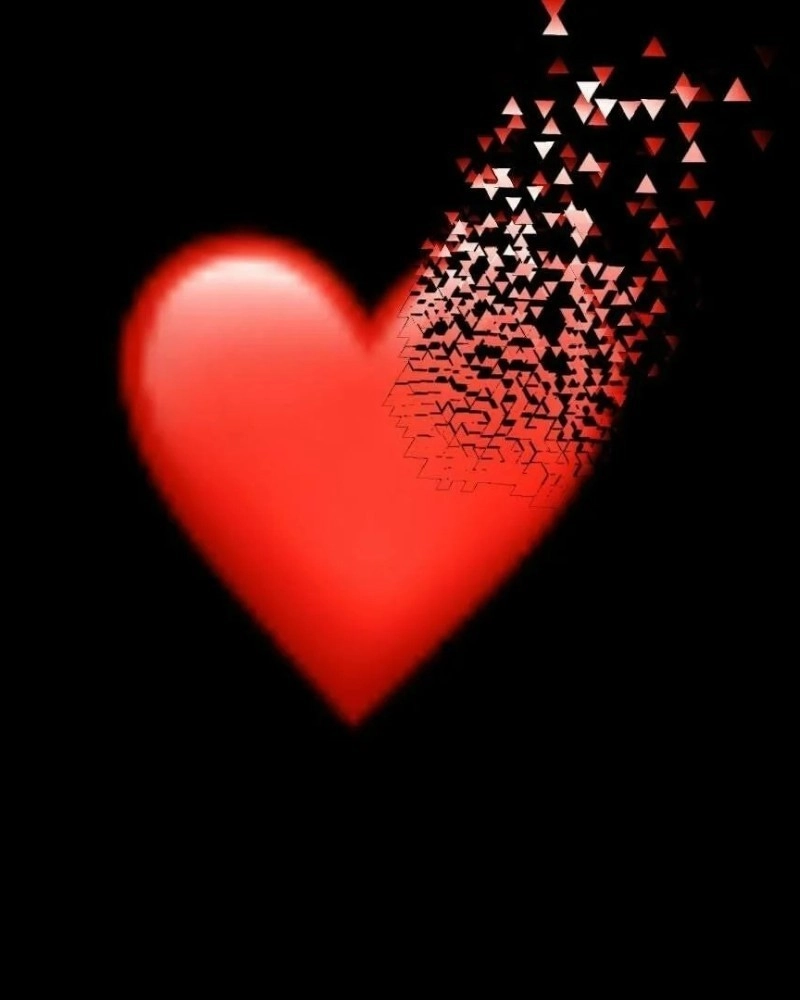 broken heart dp in low light