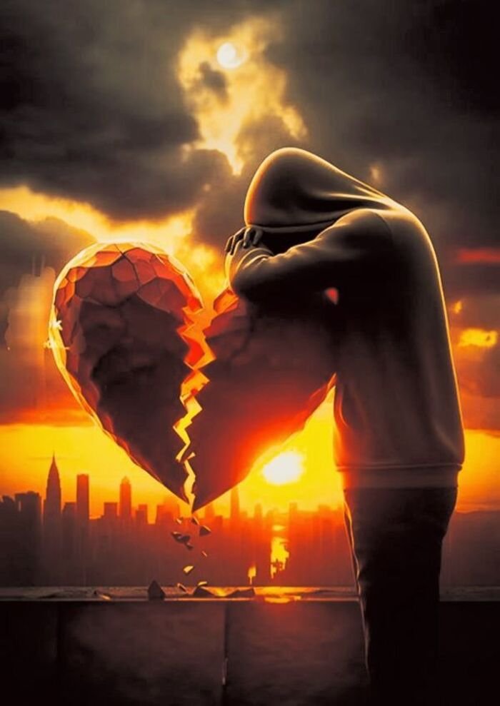 broken heart dp sad full hd