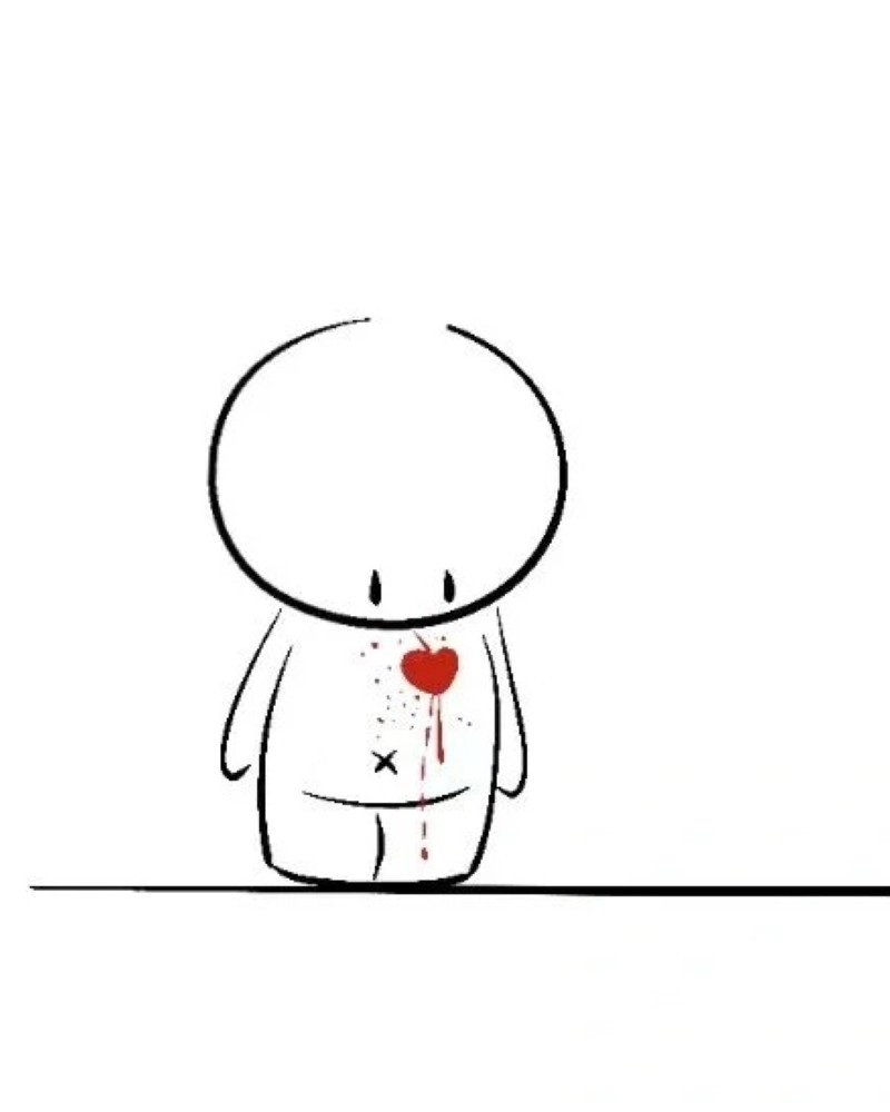 broken heart dp with background blur