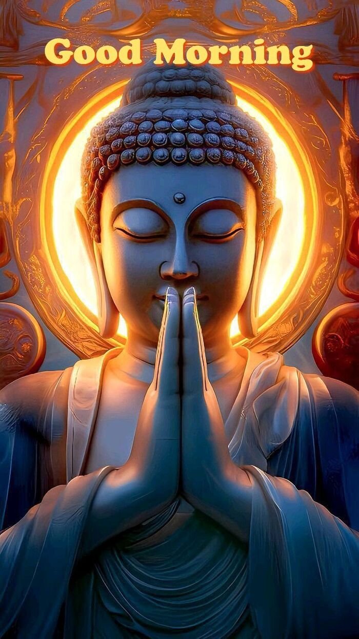 buddha good morning images aethetic full hd