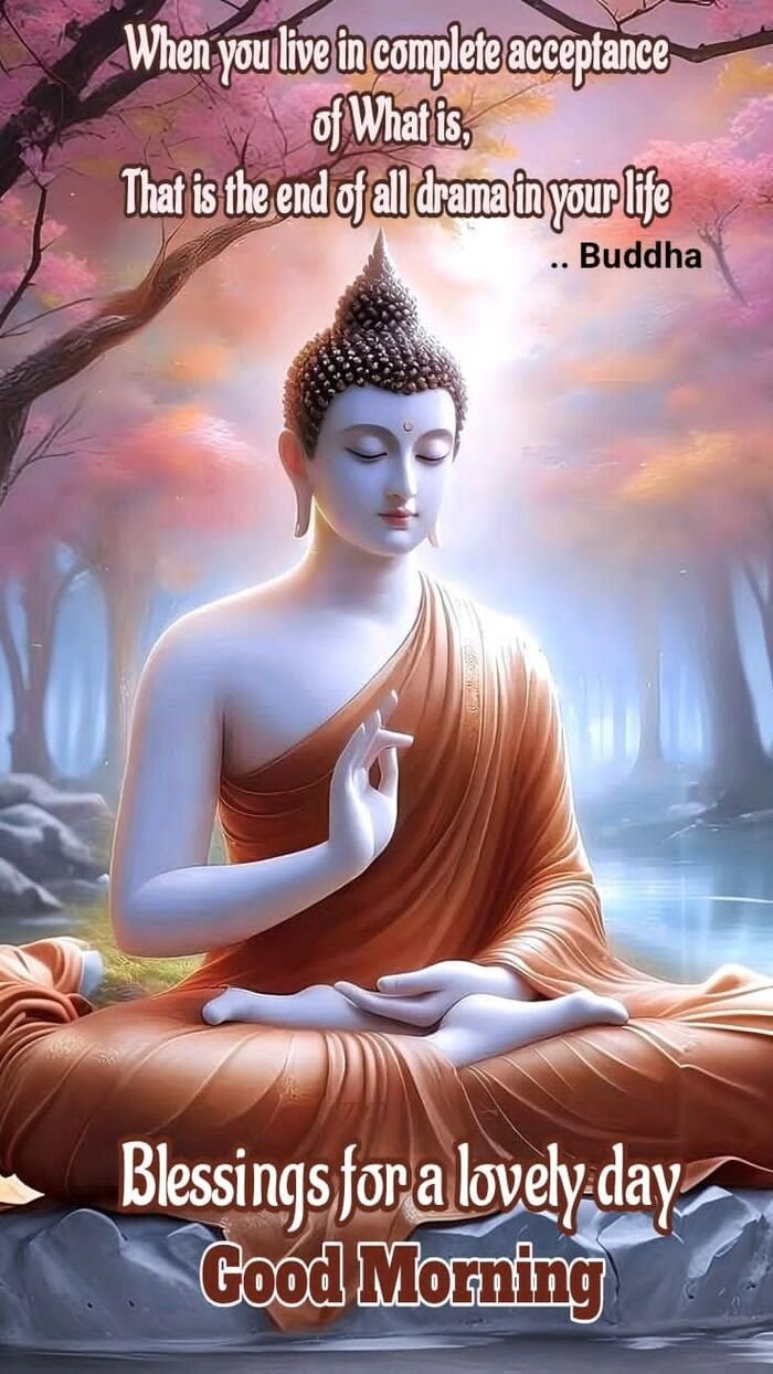 buddha good morning images aethetics