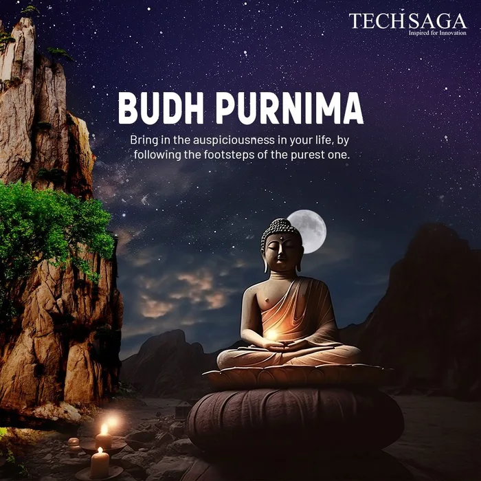 buddha purnima wishes images aesthetic style