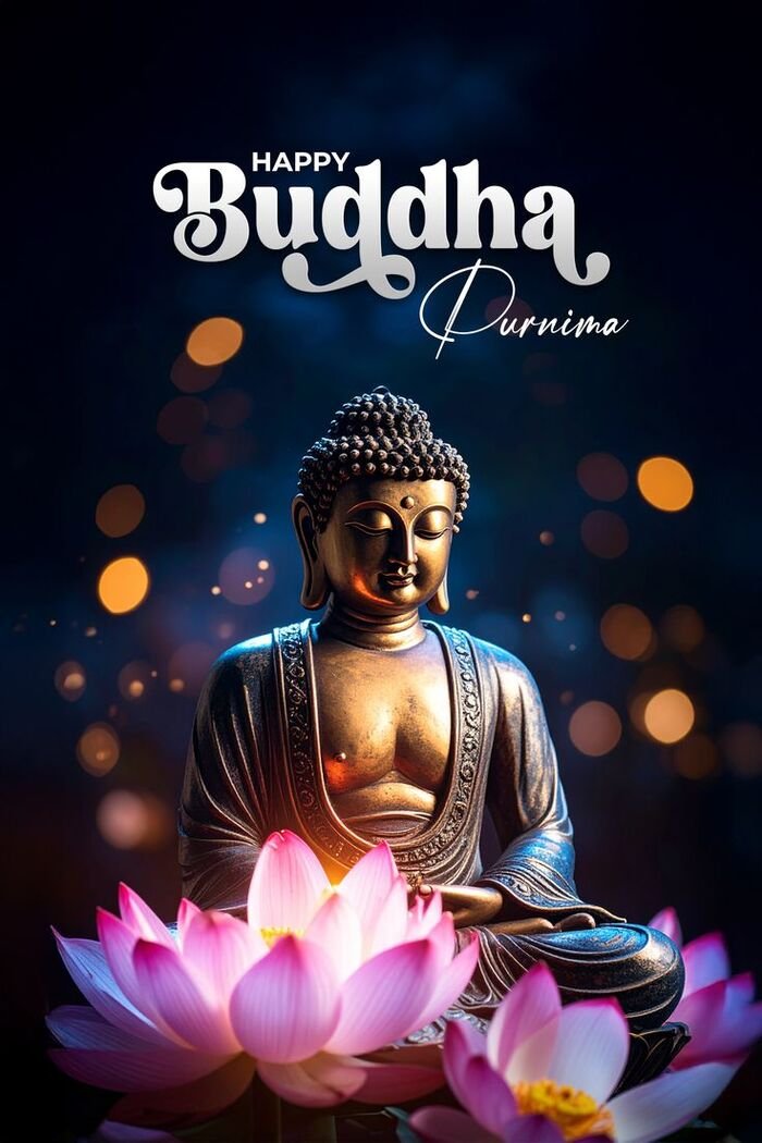buddha purnima wishes images aethetic hd