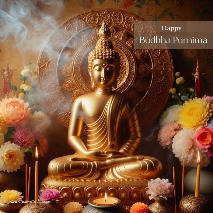 buddha purnima wishes images aethetic