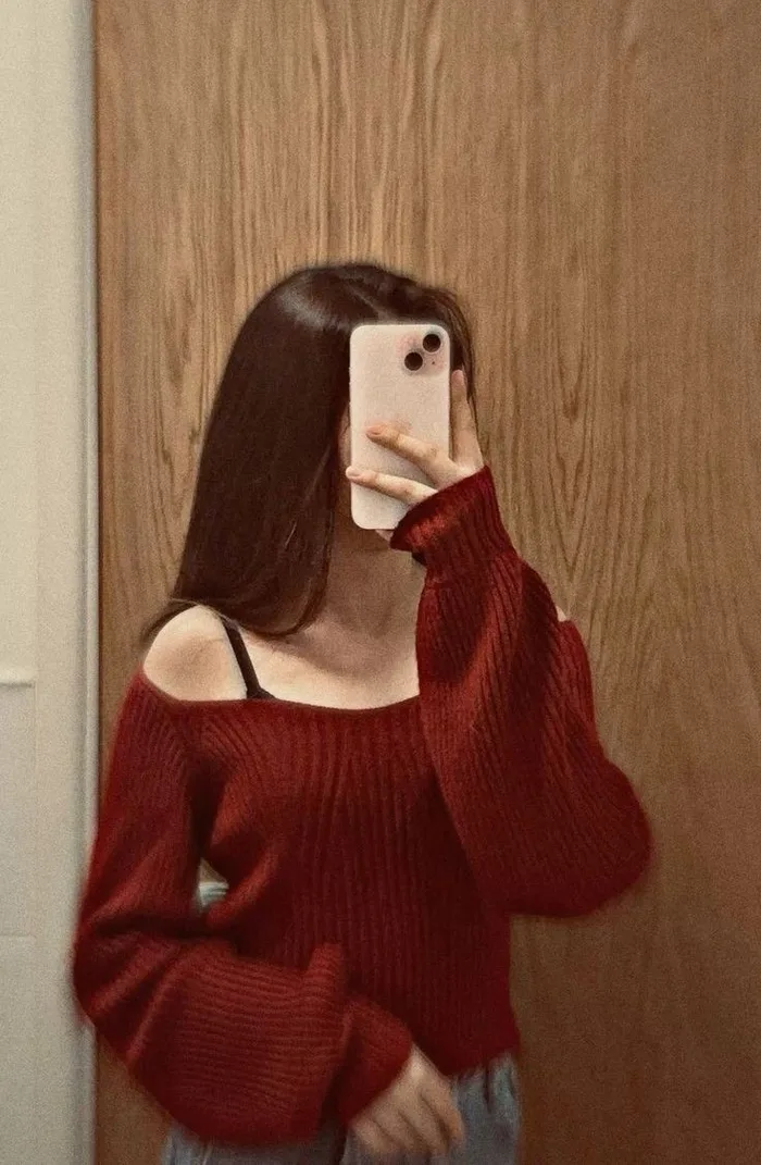 classy attractive instagram hidden face dp for girls