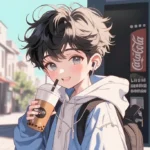 clean cute boy dp cartoon