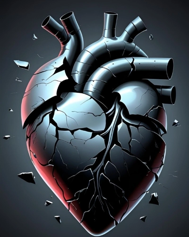cool broken heart dp