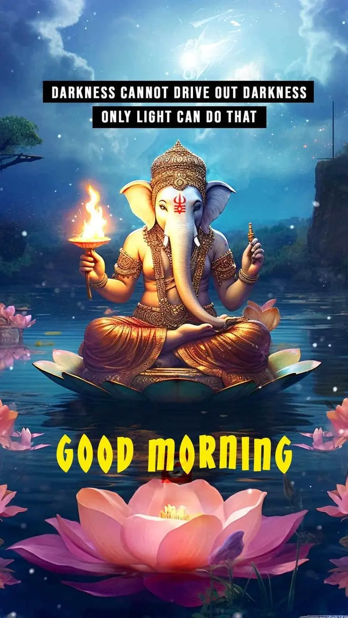 cool good morning ganesh images