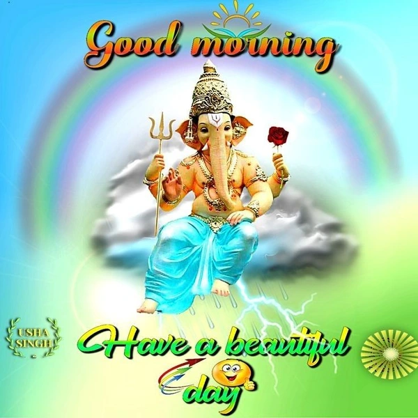 creative good morning images bhagwan