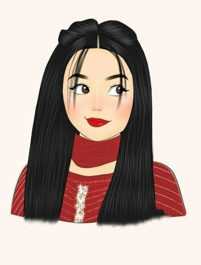 creative instagram cartoon dp for girls