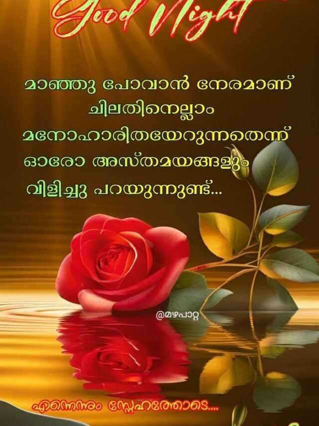 58+ Beautiful Good Night Images Malayalam for Peaceful Sleep
