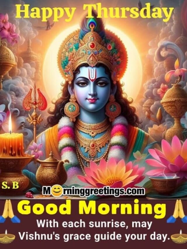 58+ Beautiful Guruwar Good Morning Image for a Fresh Start