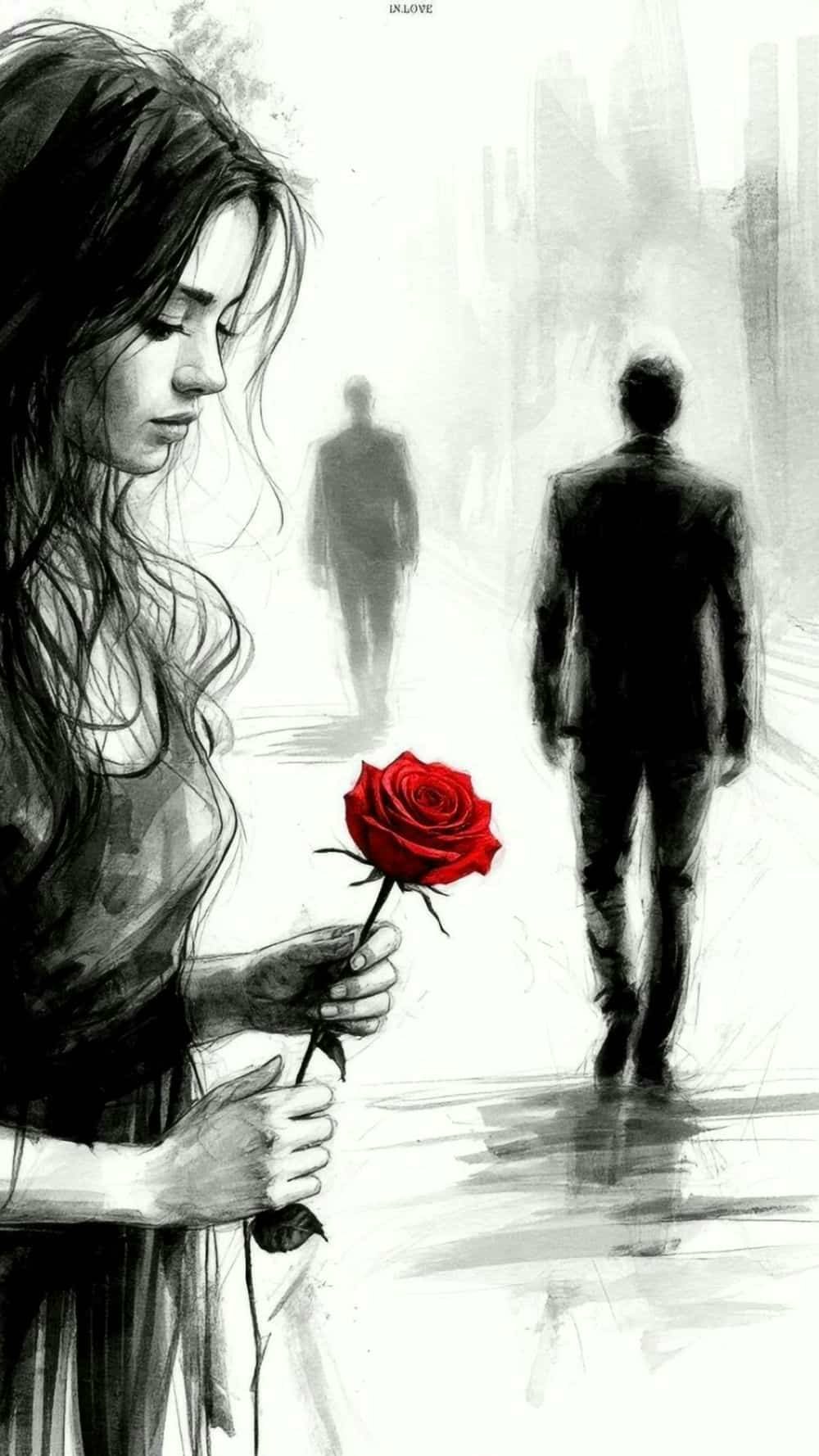 crying broken heart dp