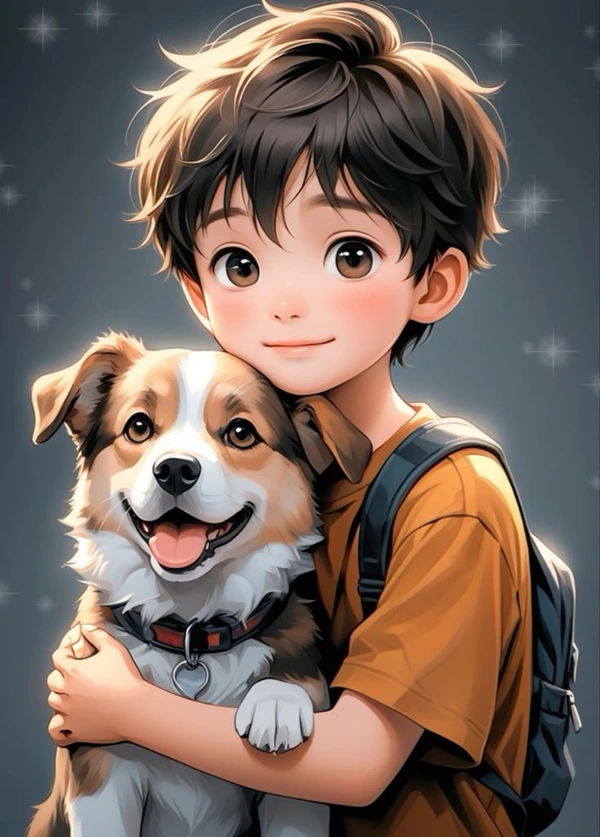cute boy pic cartoon for fb profile