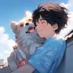 cute boy pic cartoon solo pose