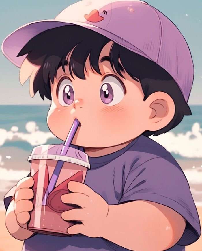 cute cartoon dp aethetics