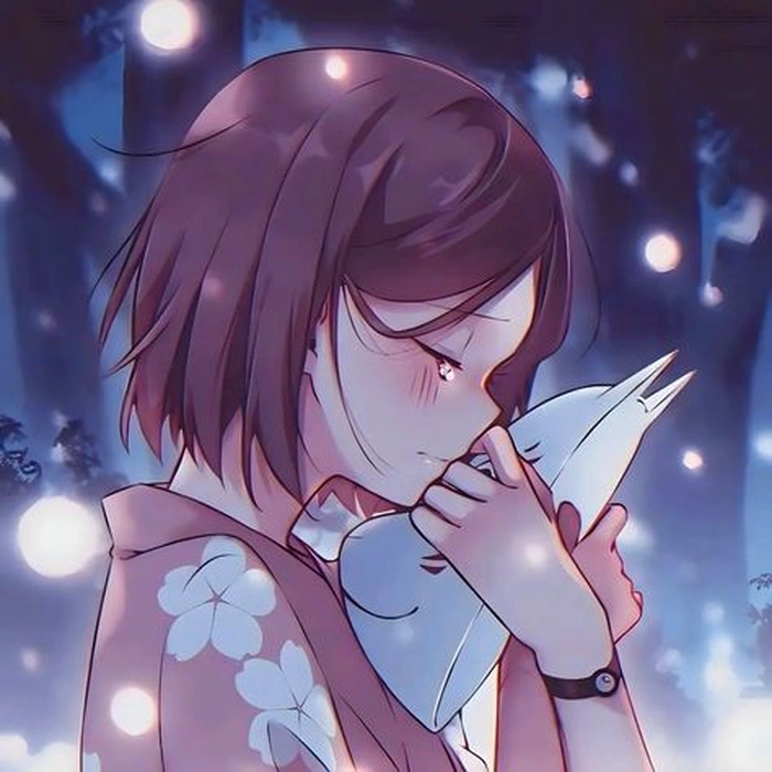 cute cartoon dp blurry effect