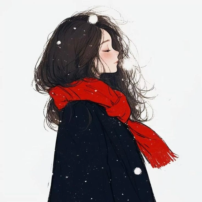 cute cartoon dp with background blur