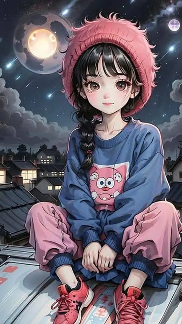 cute cartoon dp with specs