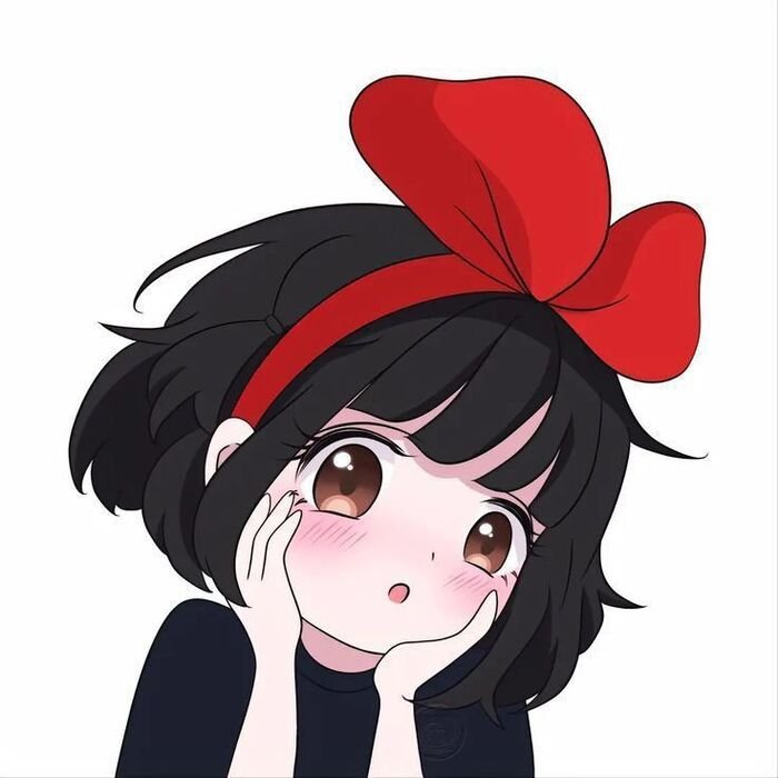 cute cartoon girl photos for whatsapp dp aethetic full hd