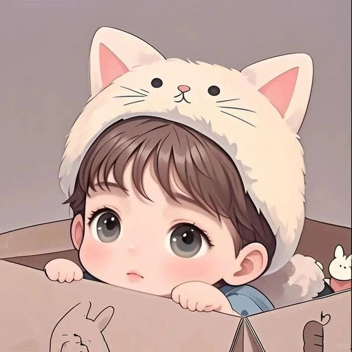 cute cartoon girl photos for whatsapp dp aethetics beautiful