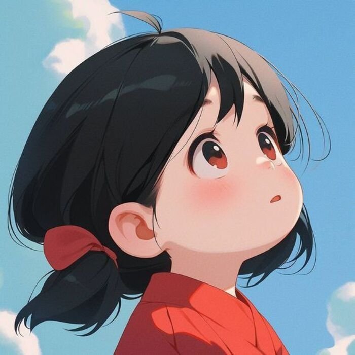 cute cartoon girl photos for whatsapp dp aethetics full hot