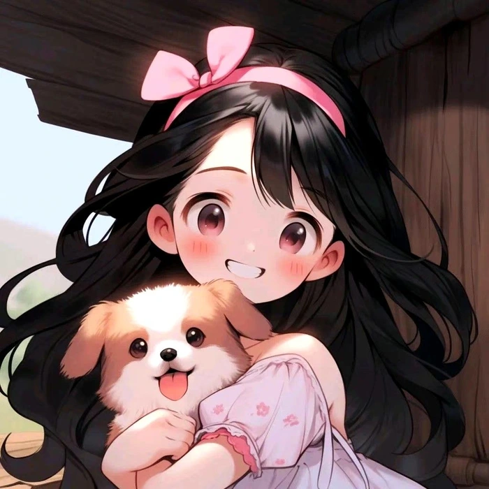 cute cartoon with attitude look