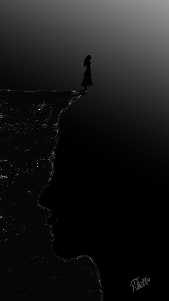 dark sad dp instagram