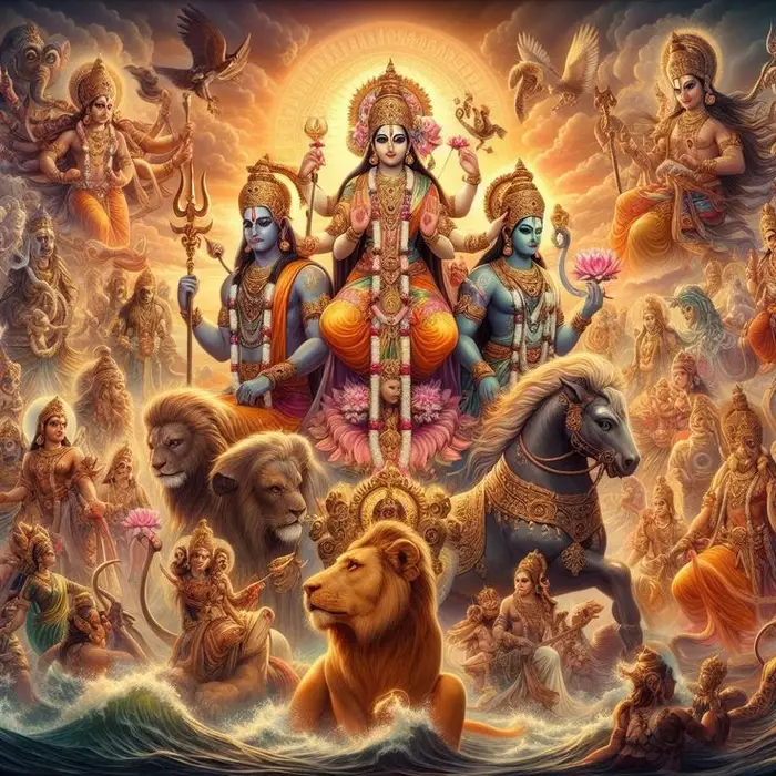 divine sketches all god in one image hd wallpaper pics