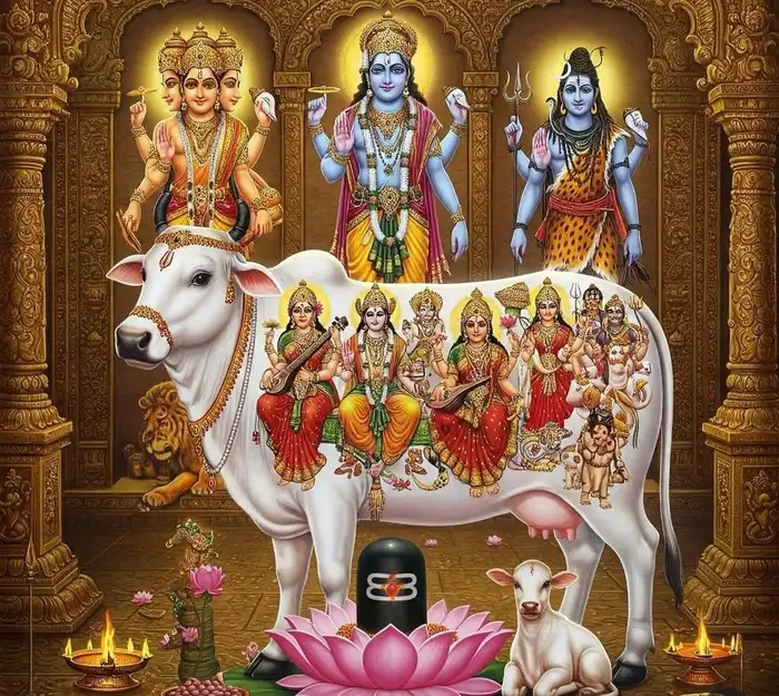 divine sketches cow god hd wallpaper gallery collection