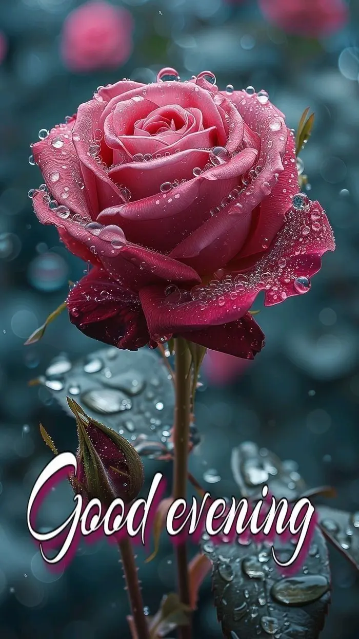 download gallery of hd good evening rose wallpapers
