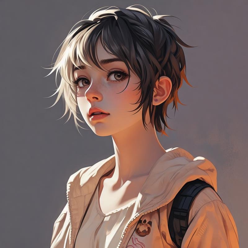 dp anime kawaii character